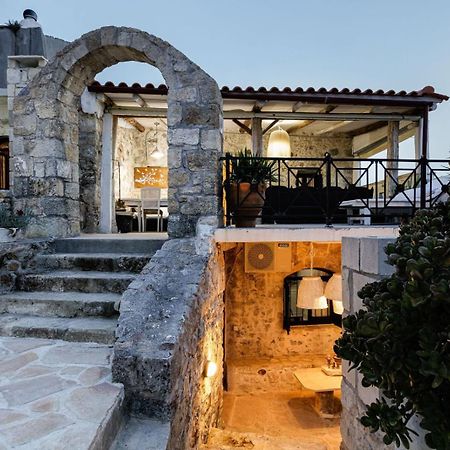 Antonia'S Stonebuilt Mansion With A Private Pool Villa Armenoi  Exterior photo