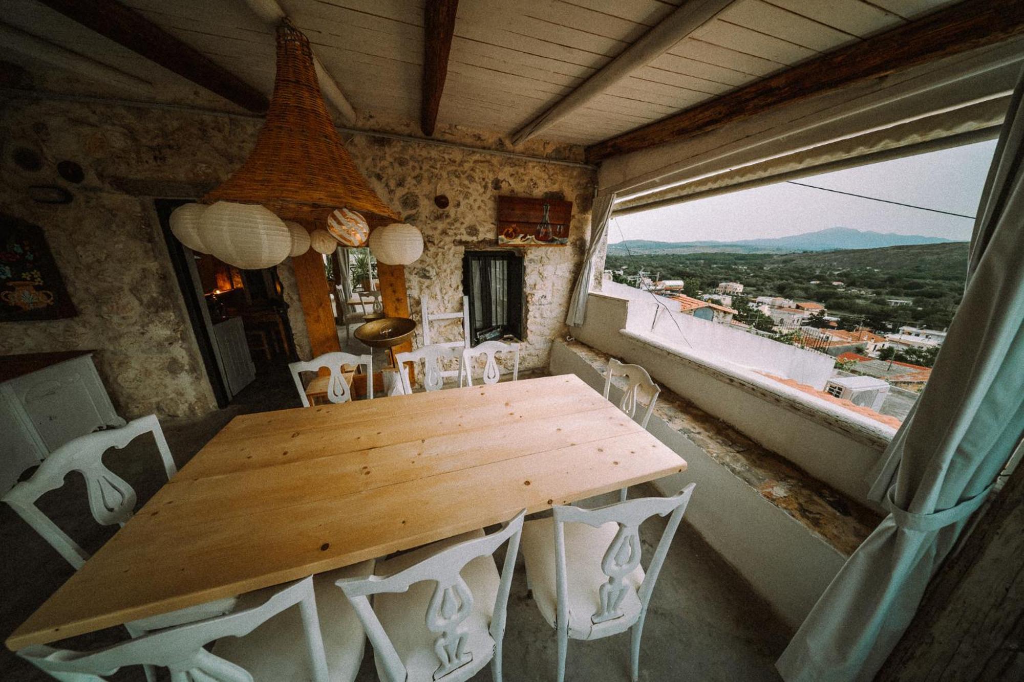 Antonia'S Stonebuilt Mansion With A Private Pool Villa Armenoi  Exterior photo